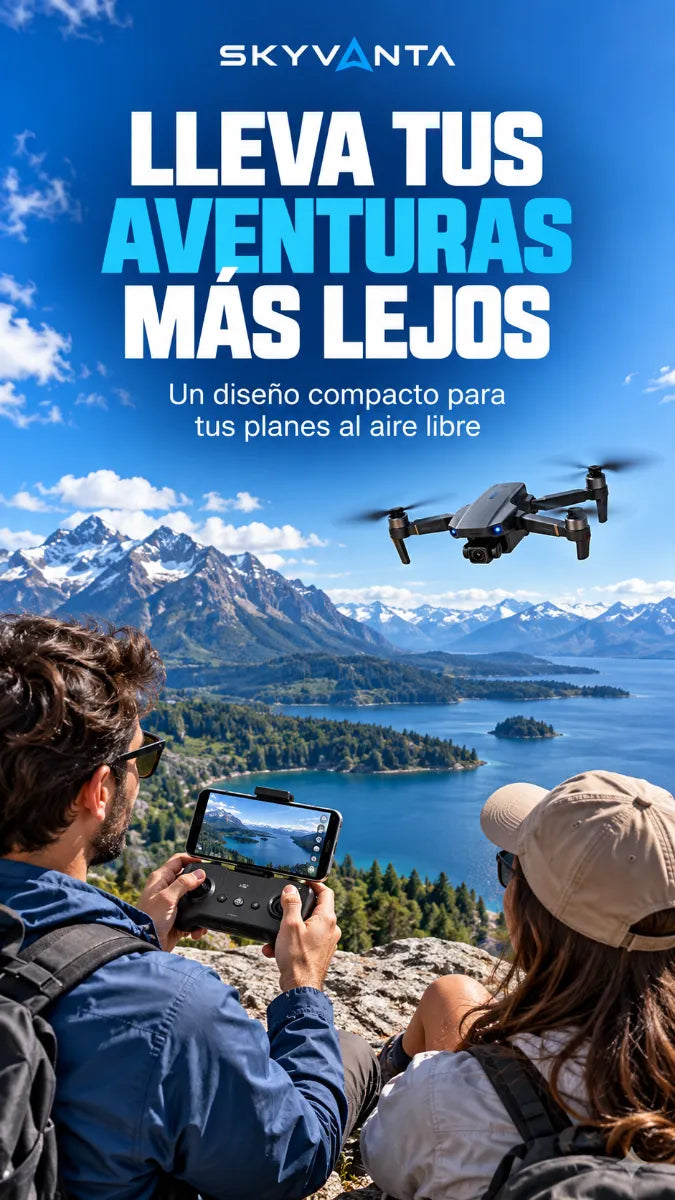 🚁 Dron Plegable con Cámara | ¡Captura Momentos Increíbles Desde las Alturas!