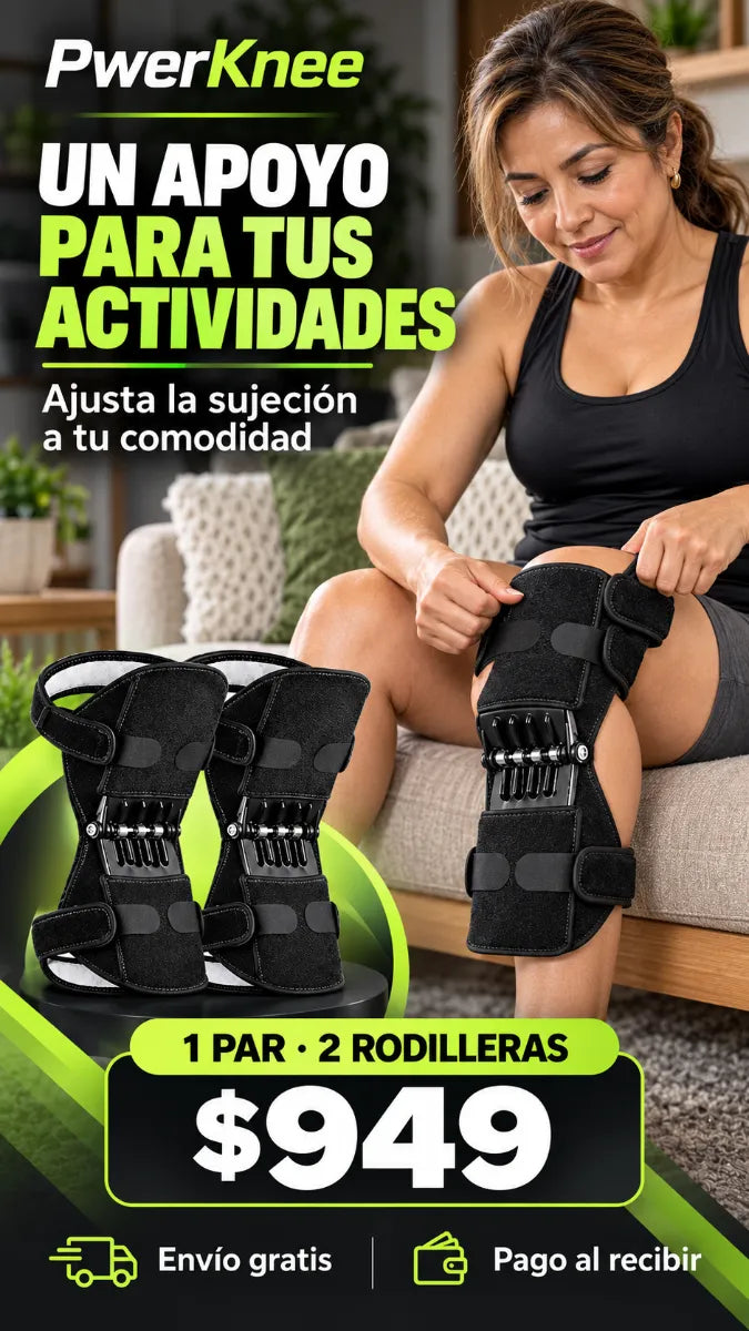 PwerKnee | Rodilleras con soporte y resortes