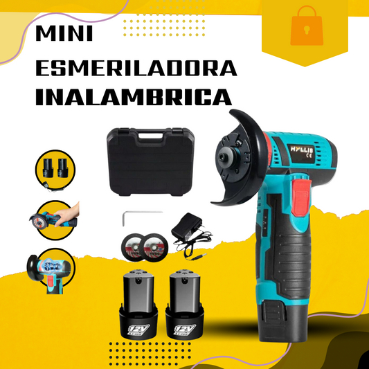 Mini Esmeriladora Angular Inalámbrica 12V – Compacta, Versátil y Potente