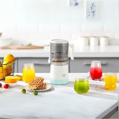 Exprimidor Eléctrico Inalámbrico FrescoGo | Jugo Fresco, Cero Esfuerzo