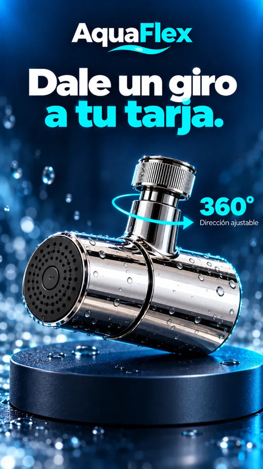 🚰 AquaFlex 360° – Cabezal para Grifo con Dirección Ajustable