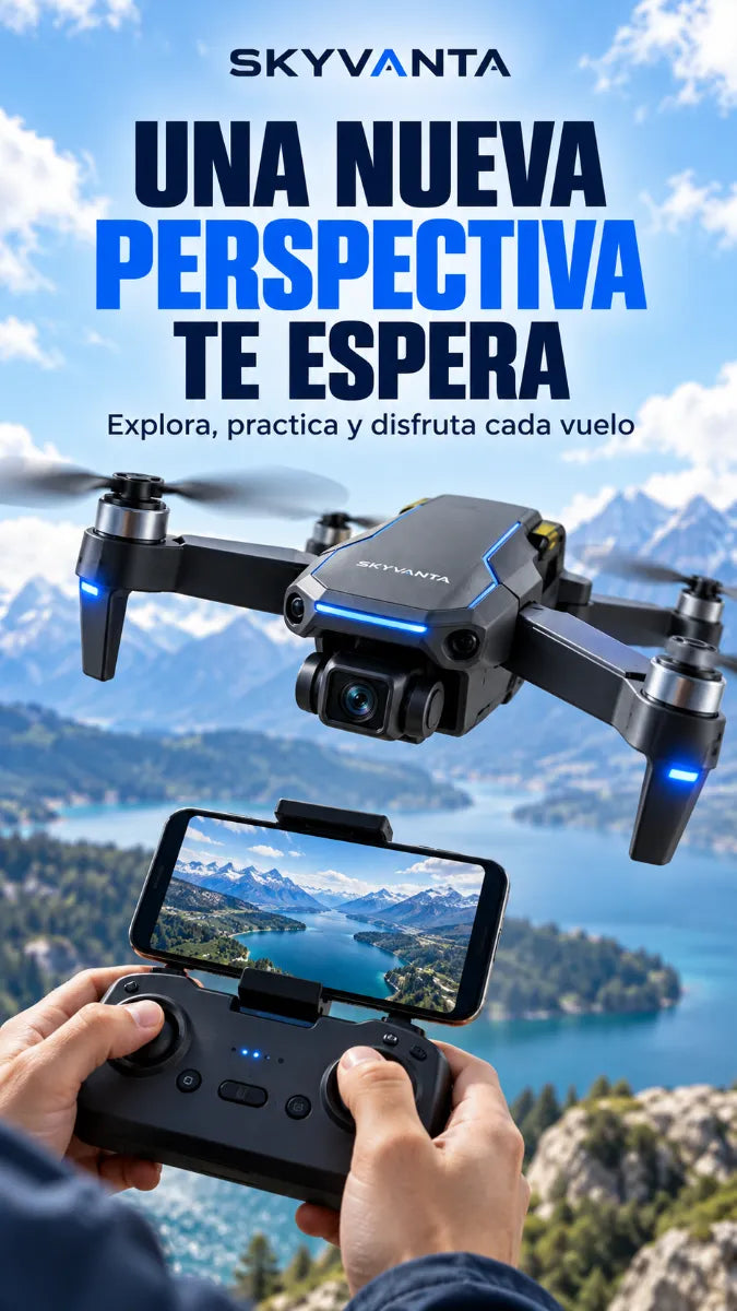 🚁 Dron Plegable con Cámara | ¡Captura Momentos Increíbles Desde las Alturas!