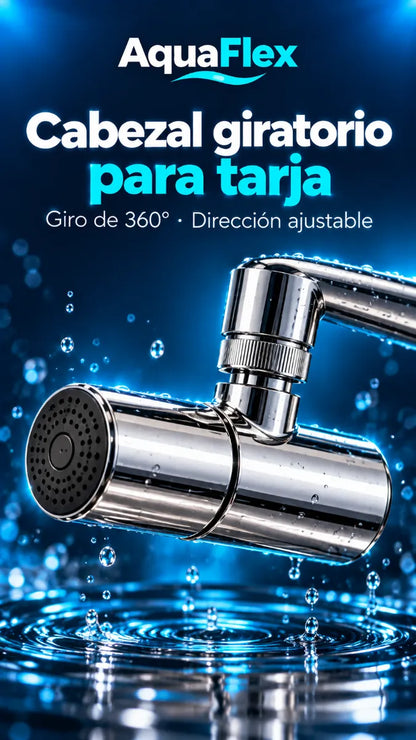 🚰 AquaFlex 360° – Cabezal para Grifo con Dirección Ajustable