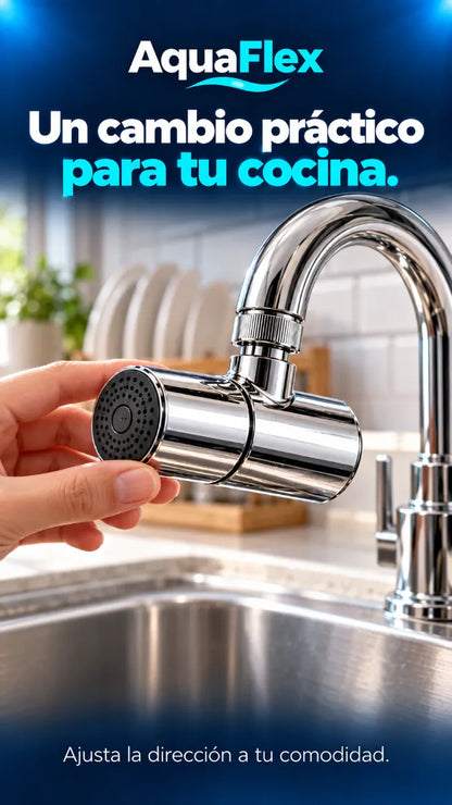 🚰 AquaFlex 360° – Cabezal para Grifo con Dirección Ajustable