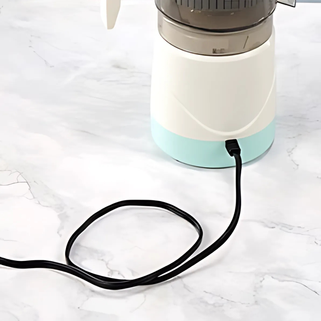 Exprimidor Eléctrico Inalámbrico FrescoGo | Jugo Fresco, Cero Esfuerzo