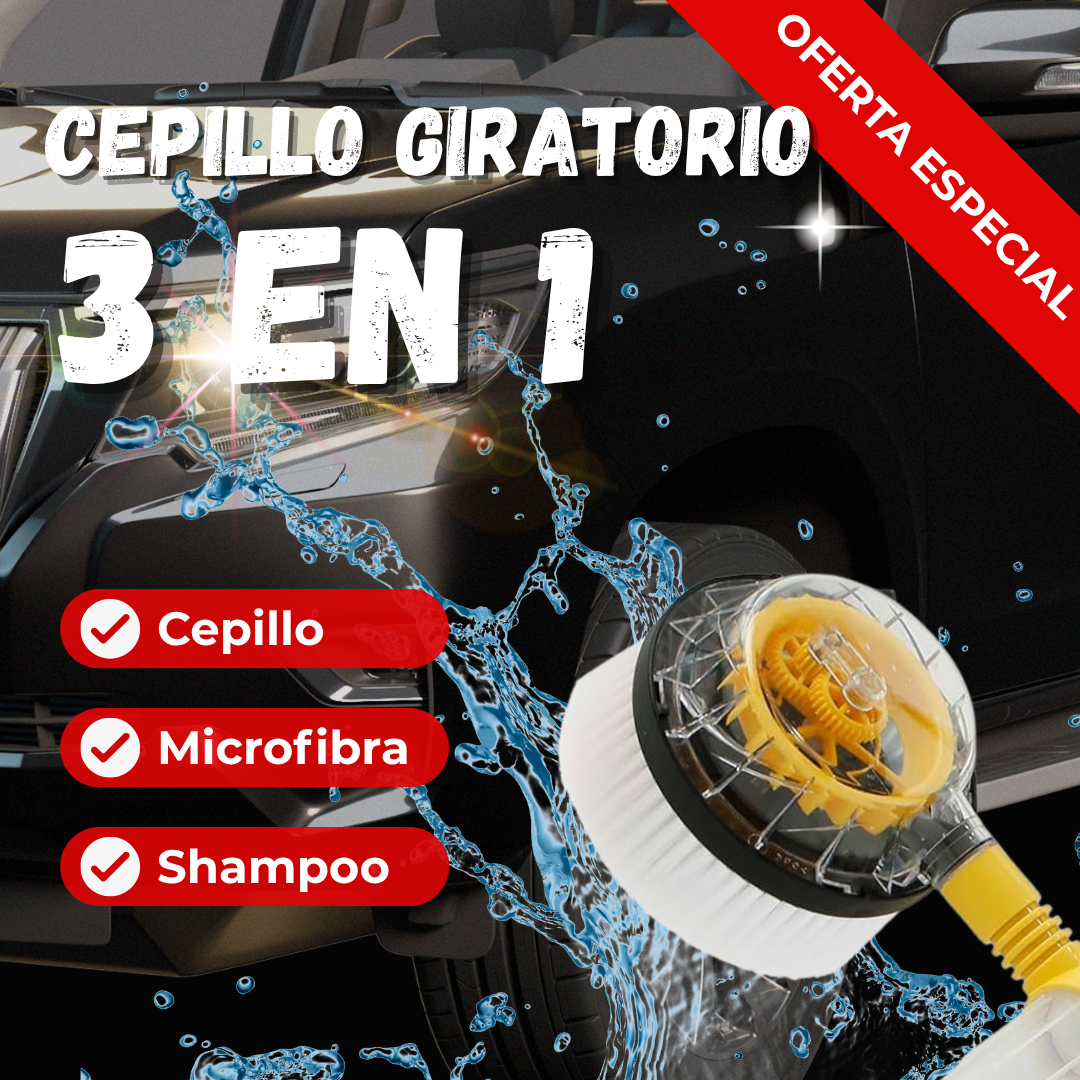 Cepillo para auto 🚗 TurboWash 360® 3 en 1