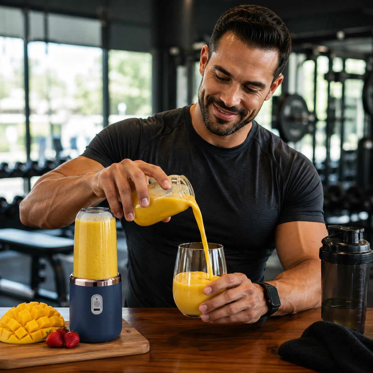 ShakeGo |🥤Licuadora Portátil para Jugos y Smoothies 🧊