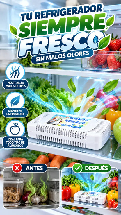 FRESKIO™ | Desodorante para Refrigerador con Carbón Absorbente – Adiós a los Malos Olores