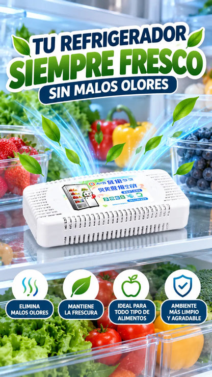 FRESKIO™ | Desodorante para Refrigerador con Carbón Absorbente – Adiós a los Malos Olores
