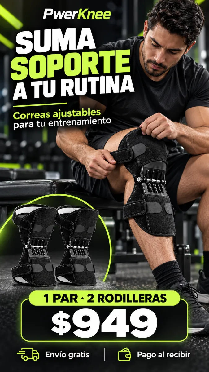 PwerKnee | Rodilleras con soporte y resortes