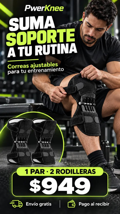 PwerKnee | Rodilleras con soporte y resortes